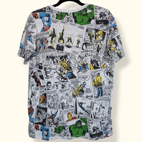 (2/$20) Marvel Comic Strip Tee - Picture 2 of 3